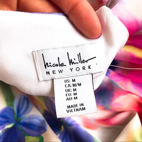 🌷 NICOLE MILLER NEW YORK MULTI FLORAL MAXI DRESS! - Picture 7 of 12